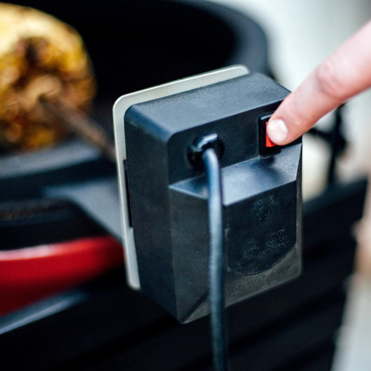 Kamado Joe Black 27" Cast Aluminum Grill Rotisserie