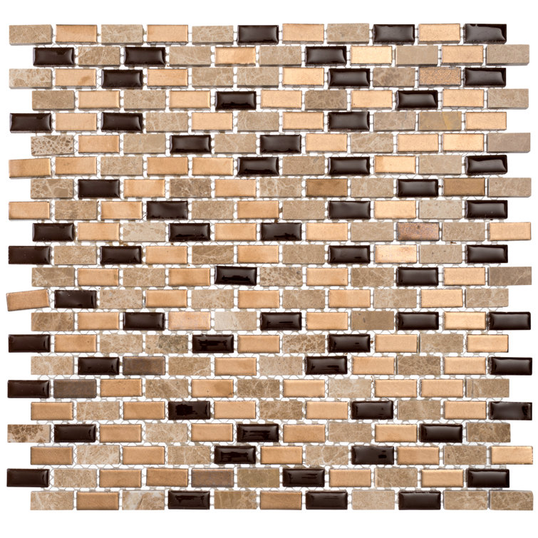 Mascotti Porcelain and Natural Stone Mosaic Tile Sheet