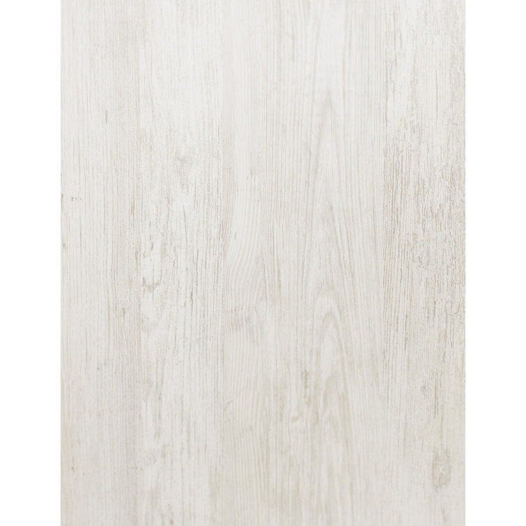 Transitional Whitewash & Gray 59" Industrial 6-Drawer Dresser