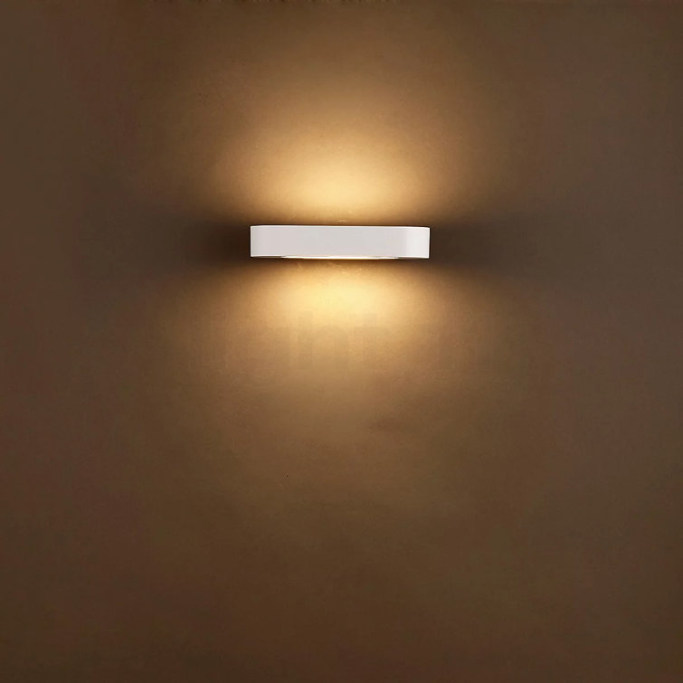 White Dimmable Aluminum Wall Sconce