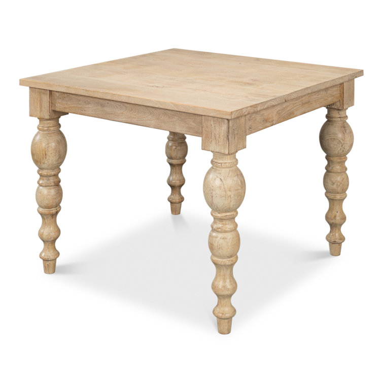 Jocelyn Natural Mango Wood Square Dining Table