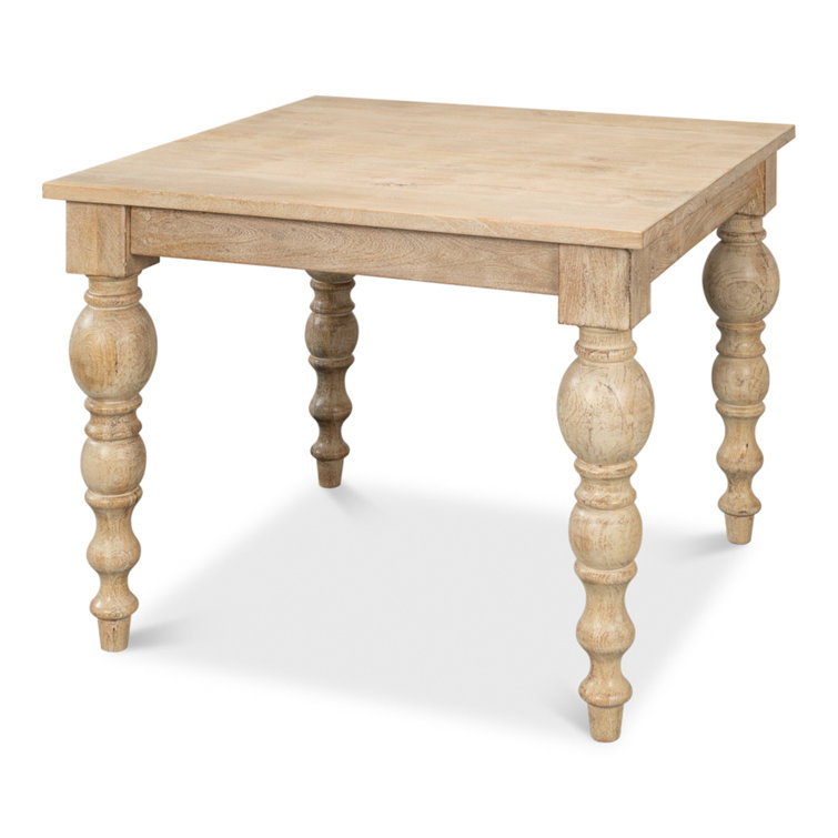 Jocelyn Natural Mango Wood Square Dining Table