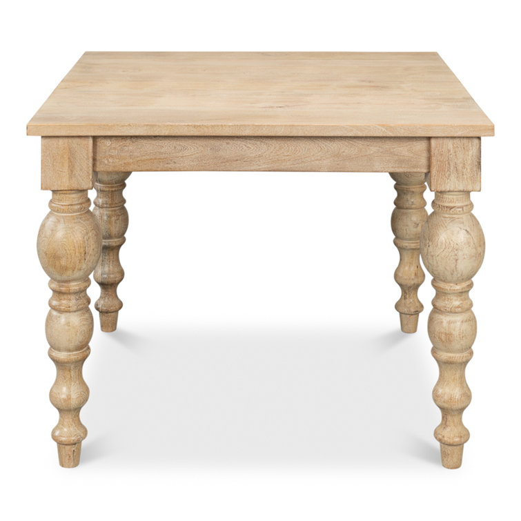 Jocelyn Natural Mango Wood Square Dining Table