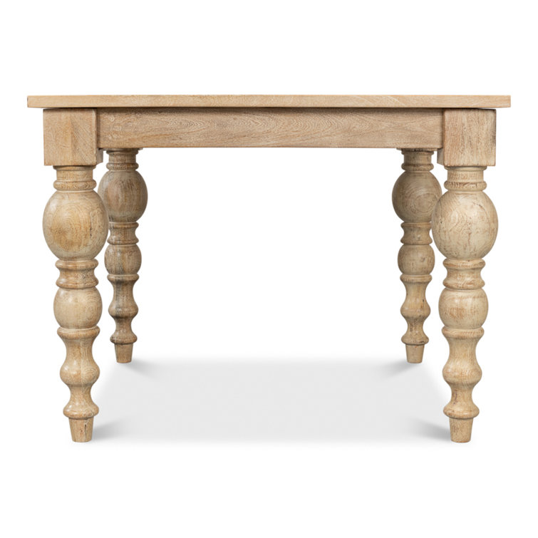 Jocelyn Natural Mango Wood Square Dining Table