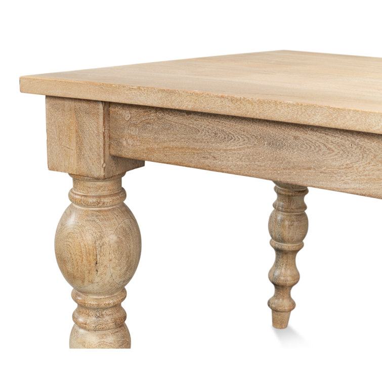 Jocelyn Natural Mango Wood Square Dining Table