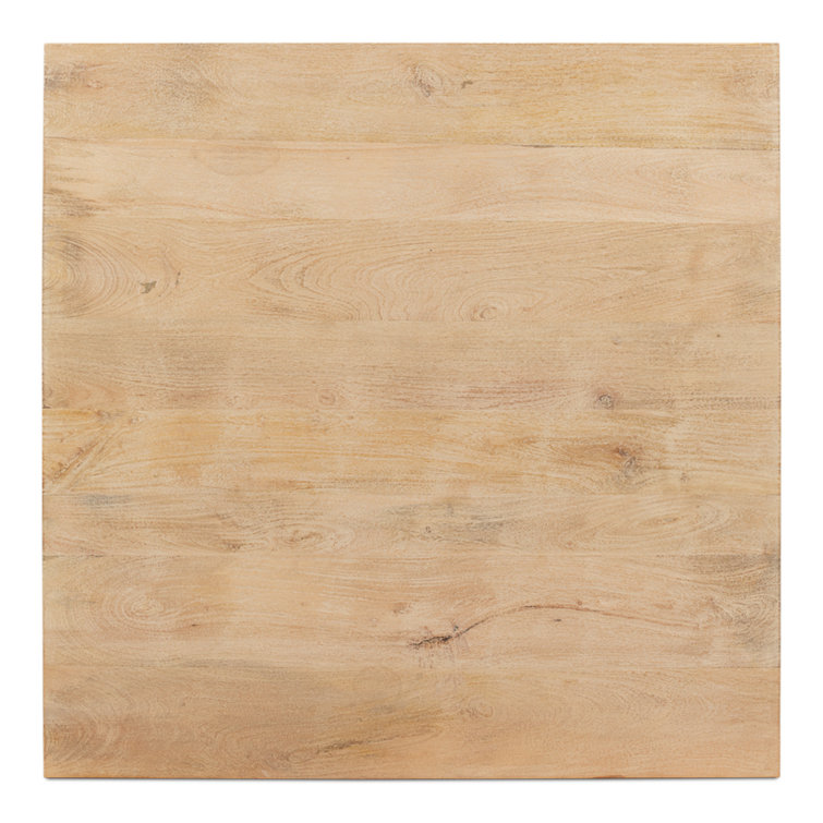 Jocelyn Natural Mango Wood Square Dining Table