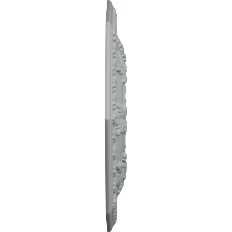 Primed Gray Polyurethane Nottingham Ceiling Medallion, 18 inches