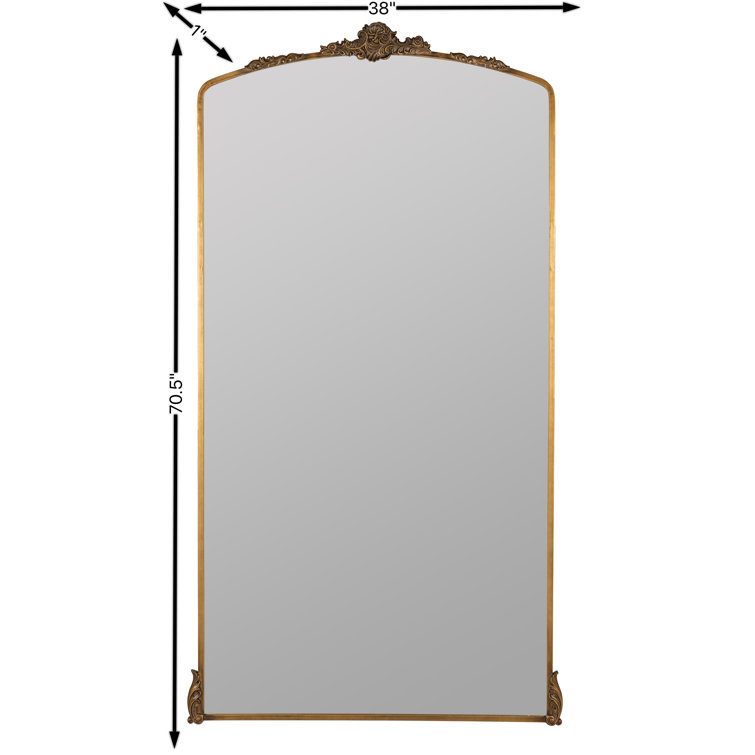 Ornate Gold Freestanding Full Length Mirror