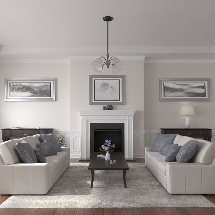 Jet Black Polyurethane Leaf Ceiling Medallion