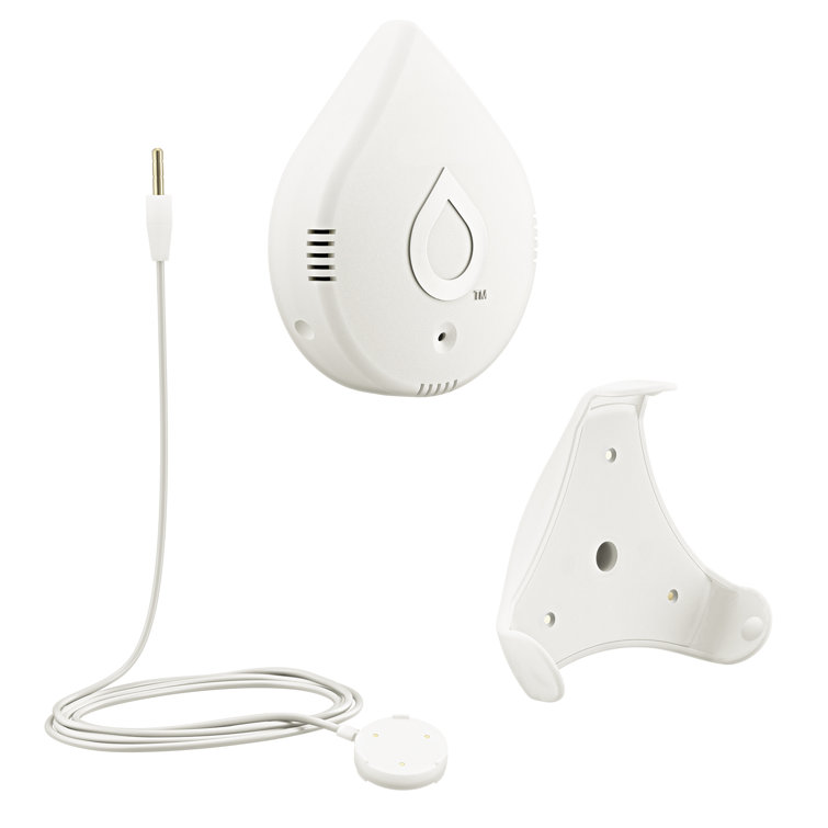 Moen Flo Smart White Battery-Powered Water Leak Detector