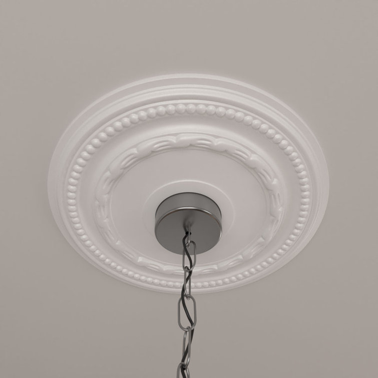 Primed White Urethane Federal Ceiling Medallion