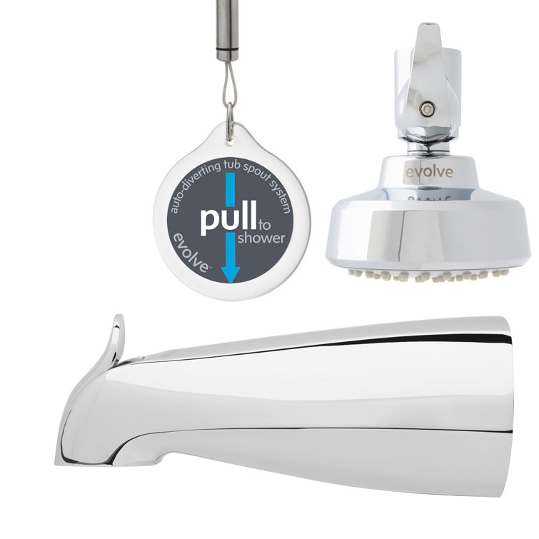 Chrome Wall Mounted Multi-head Shower System with Handheld