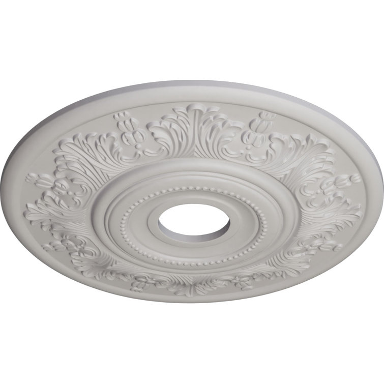 Vienna Ultra Pure White Hand-Painted Ceiling Medallion