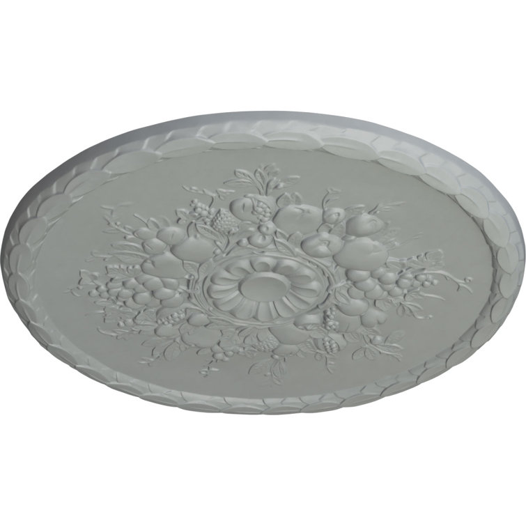 Primed Urethane 22.5" Round Harvest Ceiling Medallion