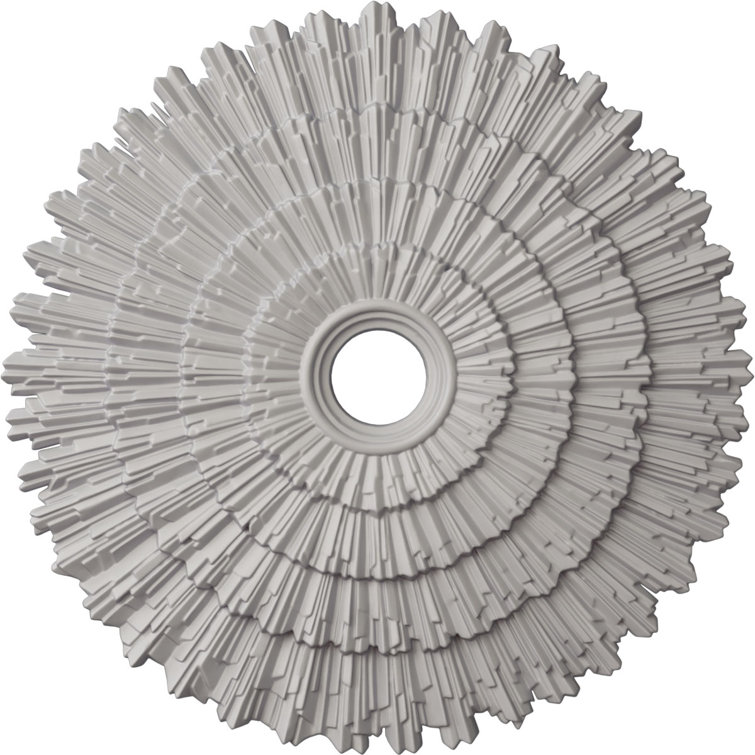 Ultra Pure White Polyurethane Eryn Ceiling Medallion