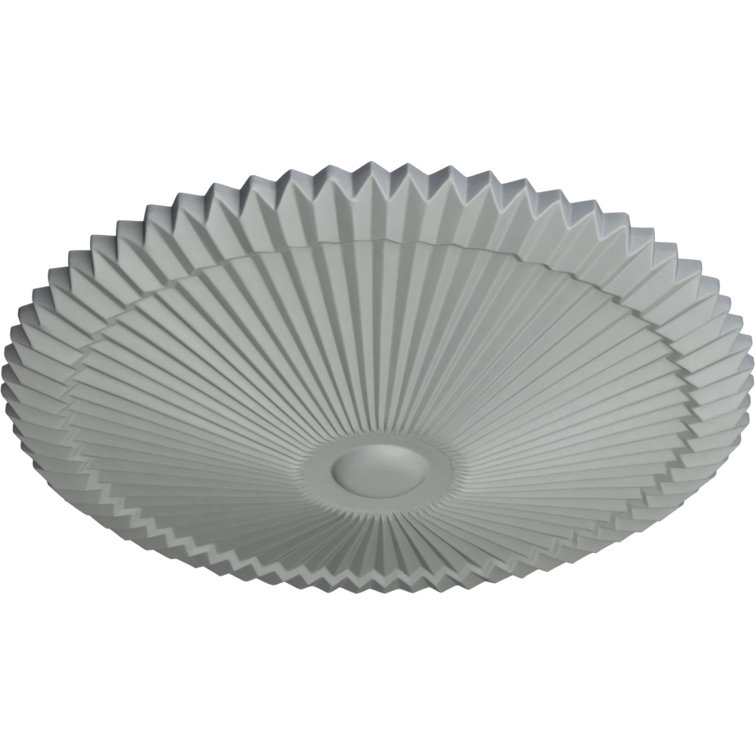 Primed White 24" Decorative Ceiling Medallion