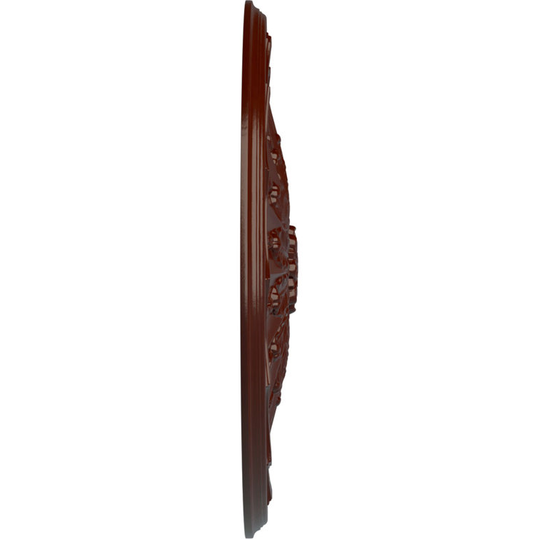 Brushed Mahogany Urethane Ceiling Medallion, 27-1/8"