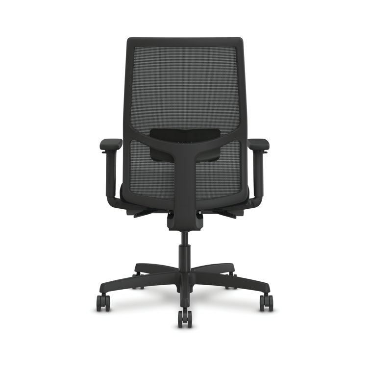 Adjustable Ignition 2.0 Mid-Back Black Mesh Task Chair with Swivel