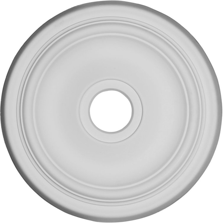 Primed White Polyurethane Circular Ceiling Medallion