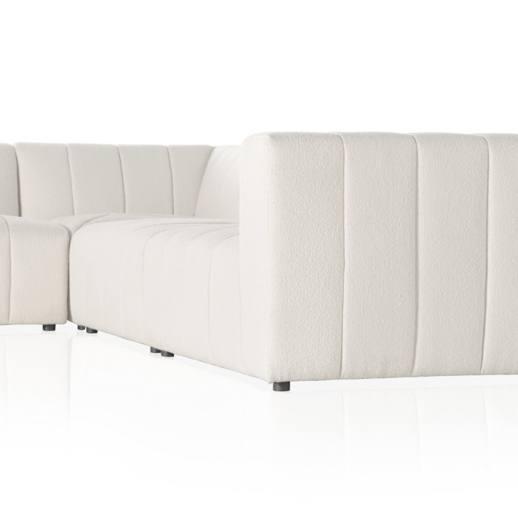 Fayette Cloud Tufted 5-Piece L-Shaped Modular Sectional
