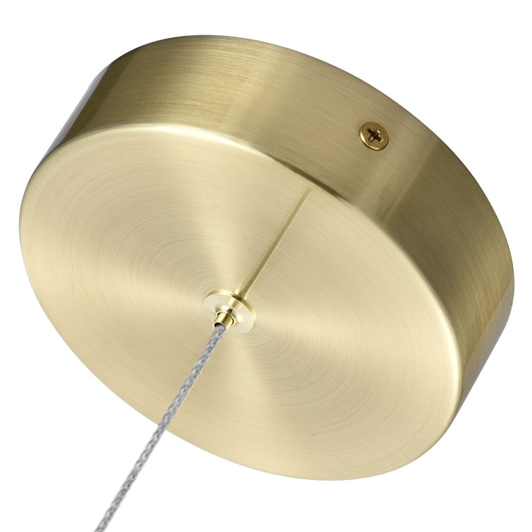 Artisan Brass & Glass 80" LED Energy Star Jar Pendant Light