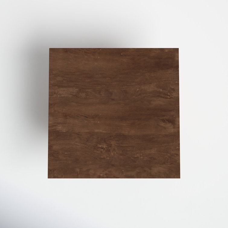 Medium Brown Mango Wood and Cane Coffee Table