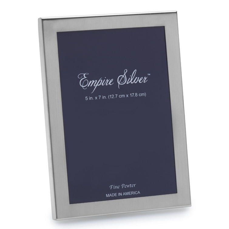 Empire Silver Pewter 5" x 7" Rectangle Picture Frame