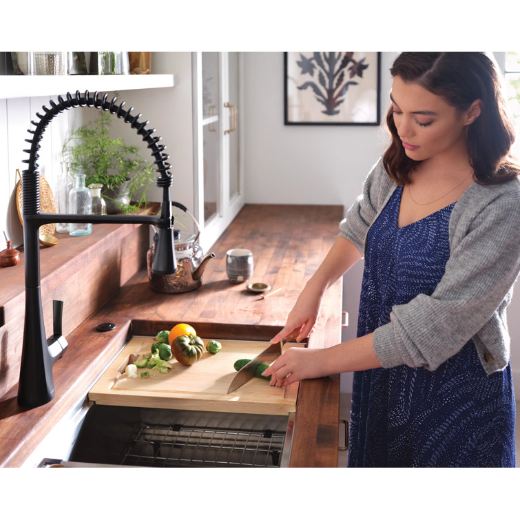 Luxe Chef 32" Stainless Steel Undermount Single Bowl Workstation Sink
