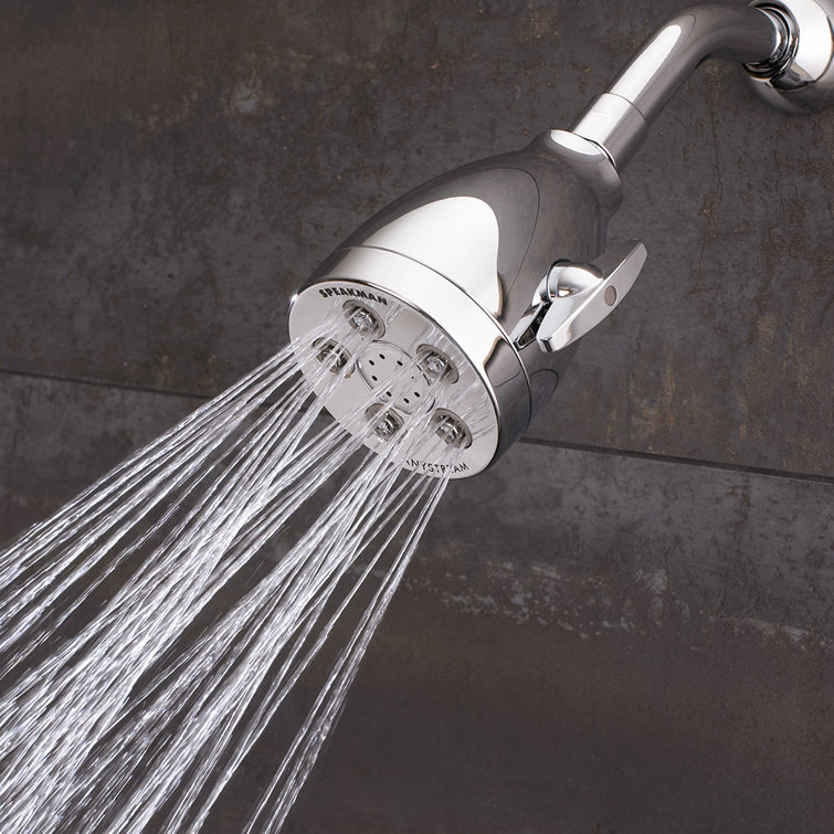 Polished Chrome Multi-Function Wall Mounted Shower Head