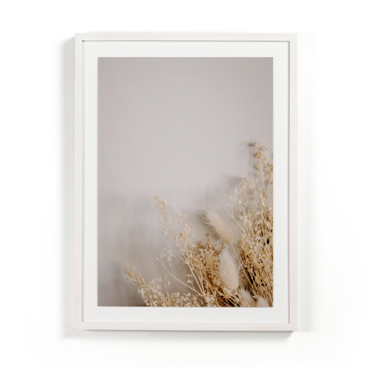 Neutral Botanical Dried Floral Diptych Canvas Painting