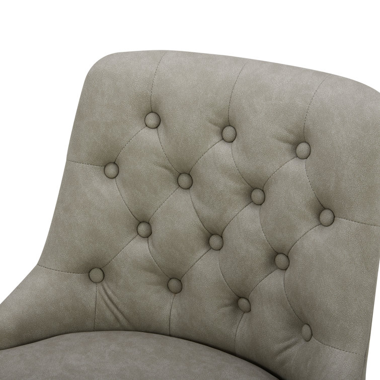 White Faux Leather Swivel Counter Stools with Black Legs