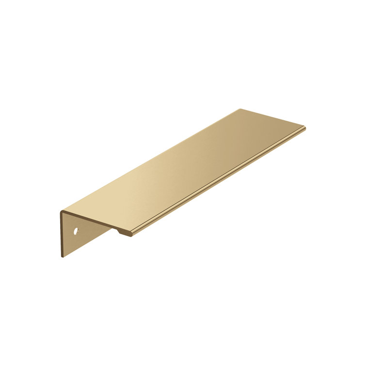 Champagne Bronze 5-1/16 inch Modern Finger Pull with Mounting Hardware