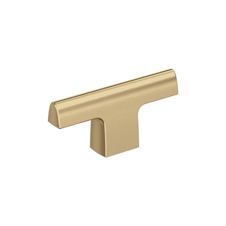 Champagne Bronze 2-1/2 inch Modern T-Handle Cabinet Knob