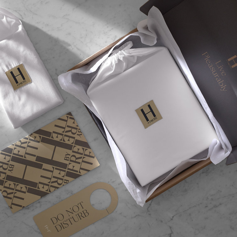 King White Cotton Sateen Flat Sheet