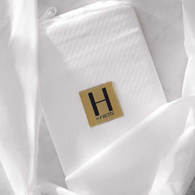 King White Cotton Sateen Flat Sheet