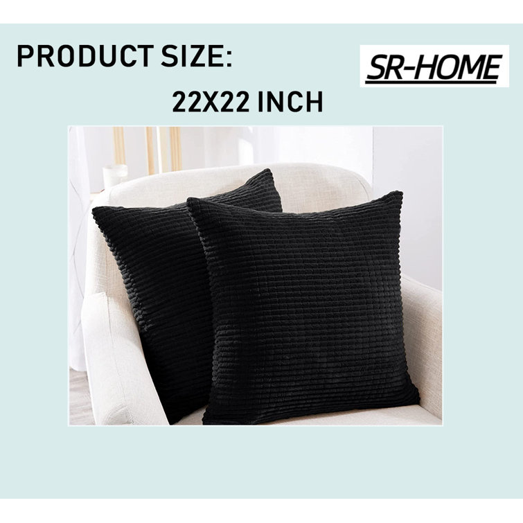 Deconovo Deconov Reversible Pillow Cover (Set of 2)