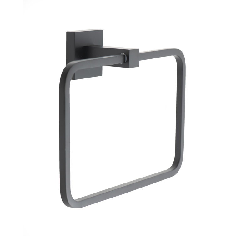 Matte Black Solid Brass 4-Piece Bathroom Hardware Set