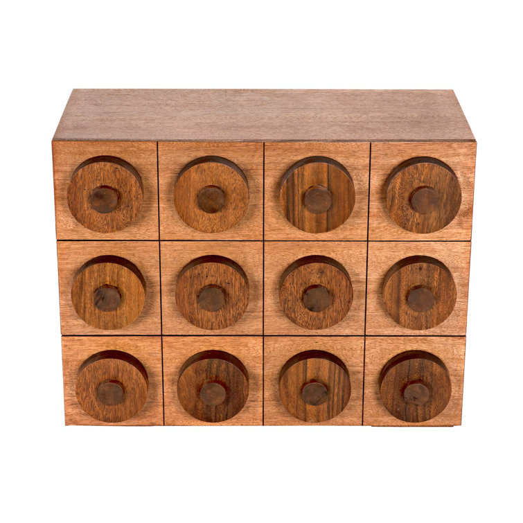 Scandinavian Noir 3-Drawer Sideboard in Dark Walnut