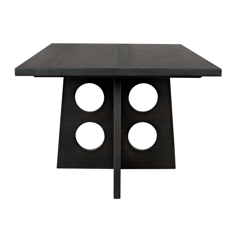 Mid-century Modern Carlo 84" Ebony Walnut Dining Table