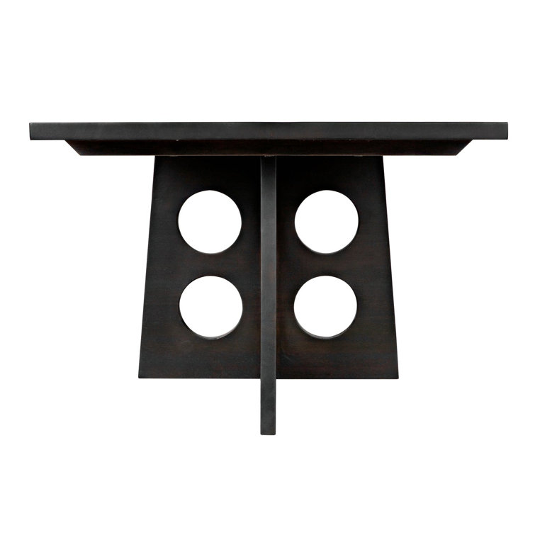 Mid-century Modern Carlo 84" Ebony Walnut Dining Table