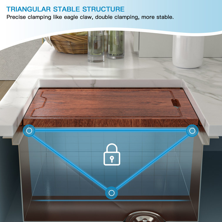 32" Stainless Steel Undermount Kitchen Sink with Accessories