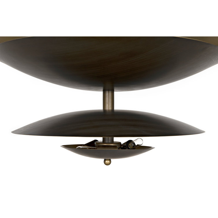 Aged Brass 8-Light Tiered Chandelier with Metal Finish