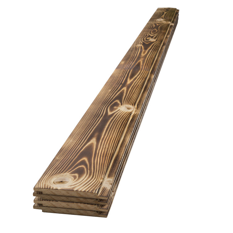 96'' Ash Gray Pine Shiplap Plank Boards