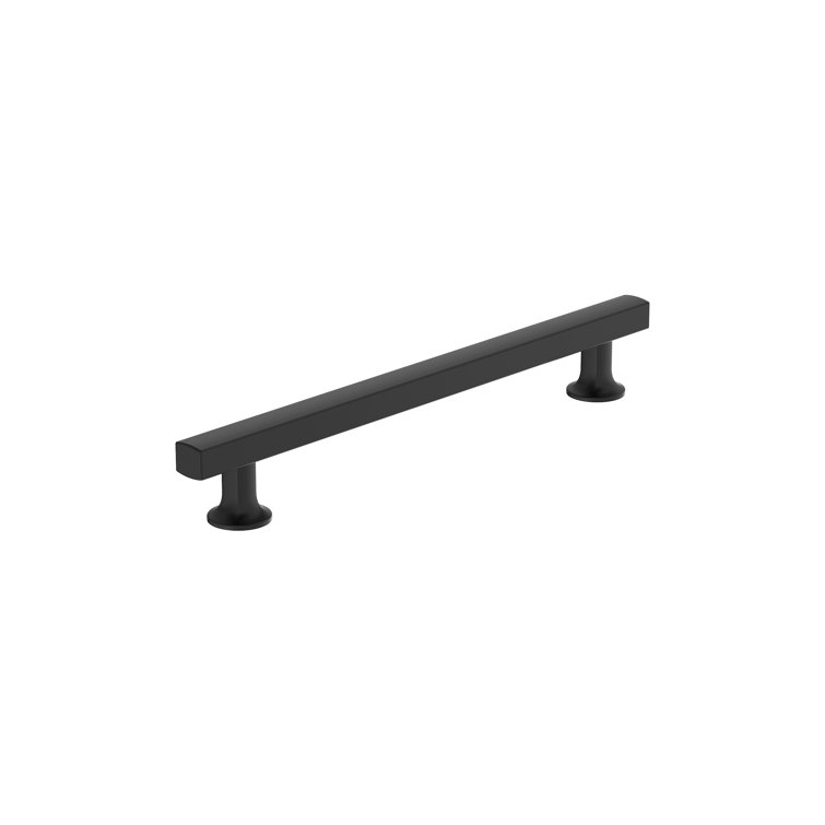 Matte Black 3-3/4 Inch Center-to-Center Bar Pull