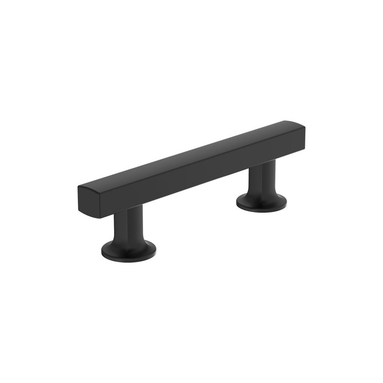Matte Black 3-3/4 Inch Center-to-Center Bar Pull