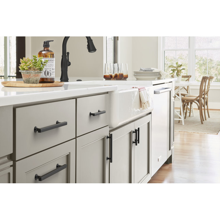 Matte Black 3-3/4 Inch Center-to-Center Bar Pull