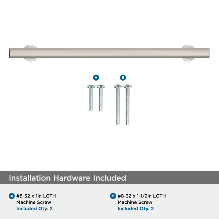 Polished Nickel 3-3/4 Inch Modern Bar Pull