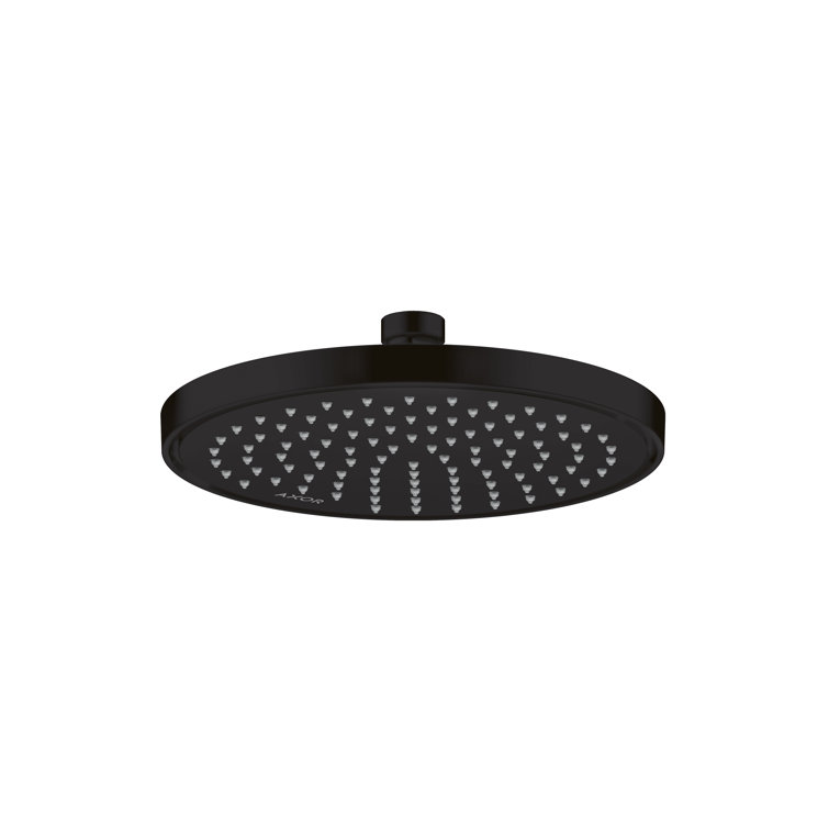 Rain Matte Black Wall Mounted Shower Head