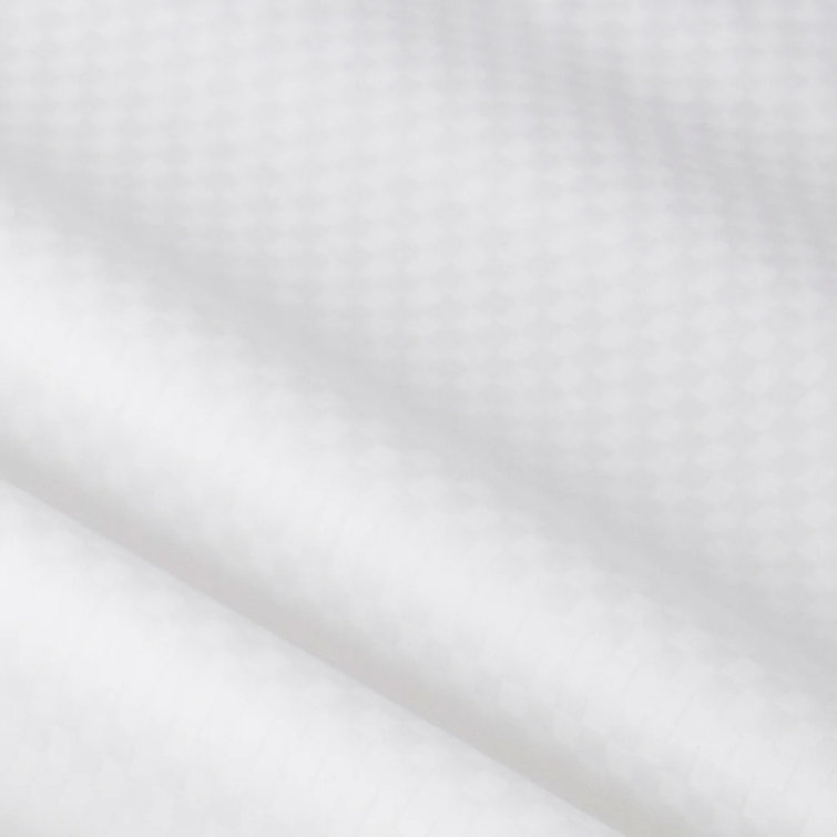 King White Cotton Sateen Flat Sheet