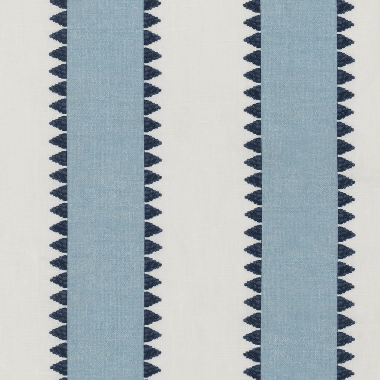 Sky Blue Stripe Linen Placemats Set of 3